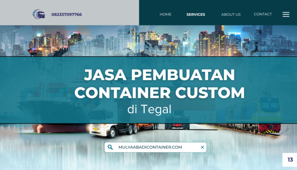 Blue and White Modern Professional Logistic Cargo Services Presentation (4)